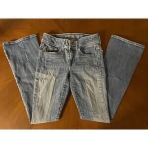 American Eagle Outfitters Super Stretch Kick Boot Jeans Size 00